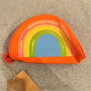 Paper Source Orange Rainbow Kids Pouch